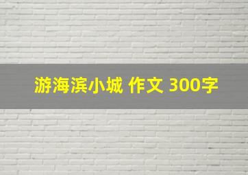 游海滨小城 作文 300字